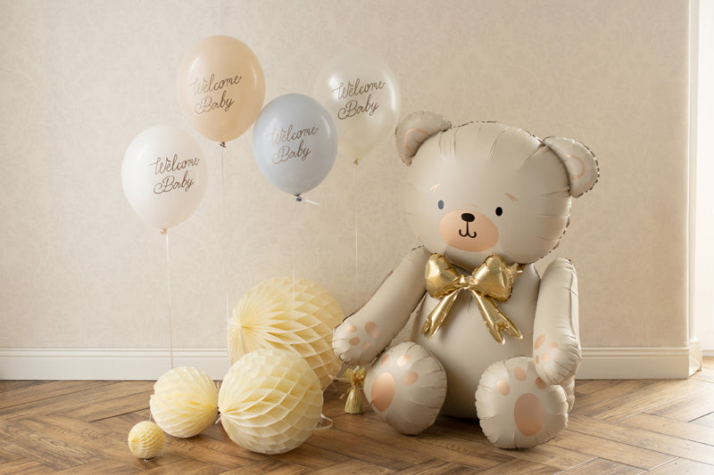 Globo metalizado - oso beige