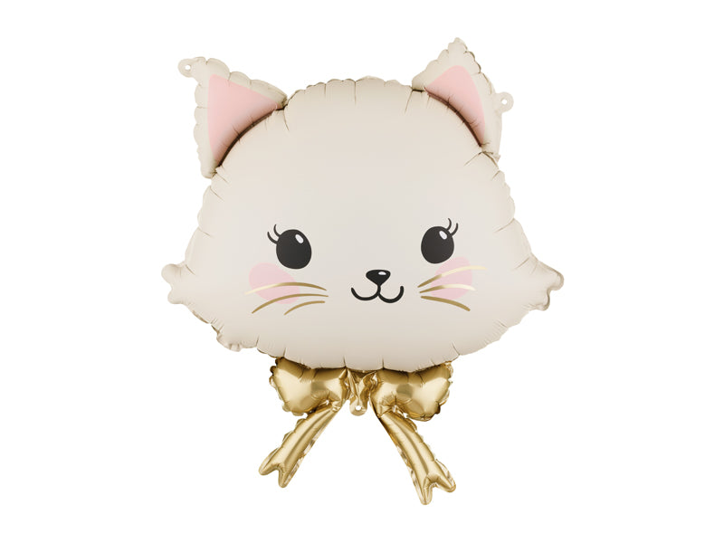 Globo metalizado - cabeza de gatito