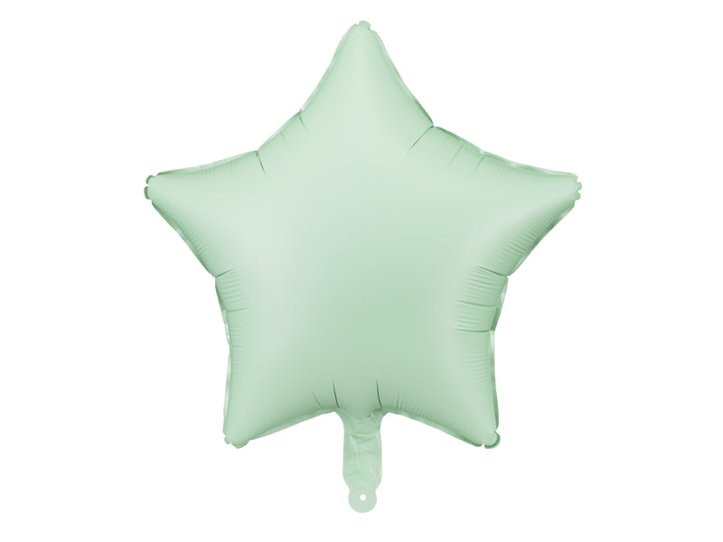Globo metalizado - estrella pequeña verde