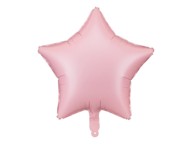 Globo metalizado - estrella pequeña rosada