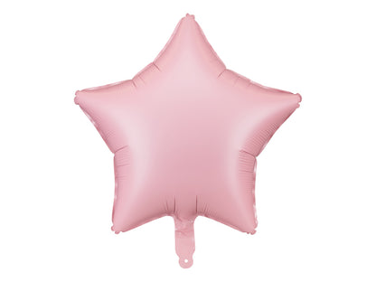 Globo metalizado - estrella pequeña rosada