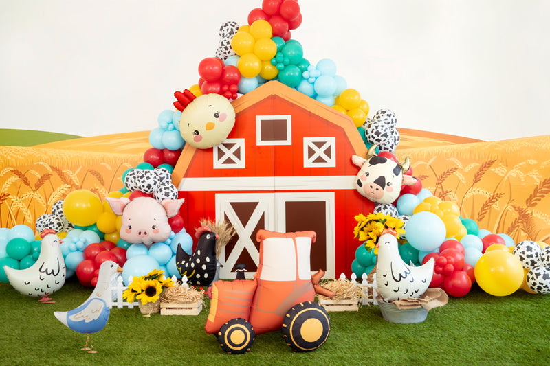 Globo metalizado - tractor