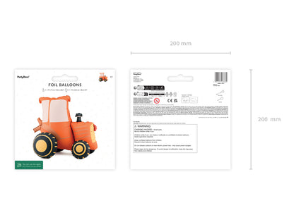 Globo metalizado - tractor