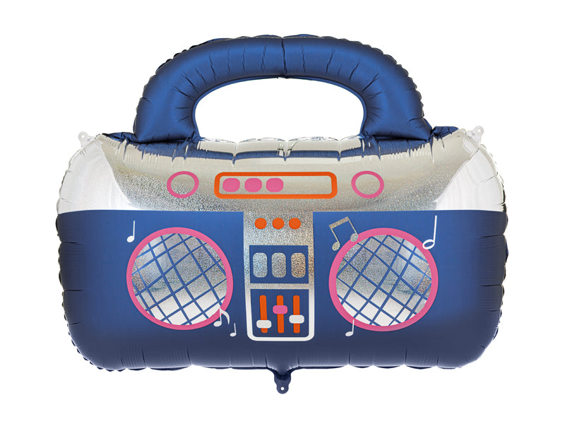 Globo metalizado - radiocasette