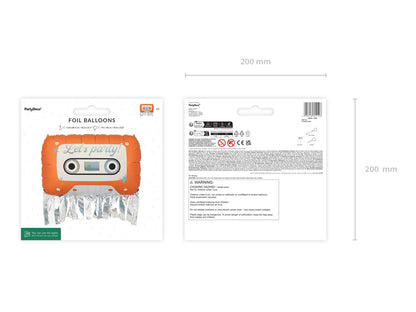 Globo metalizado - cassette