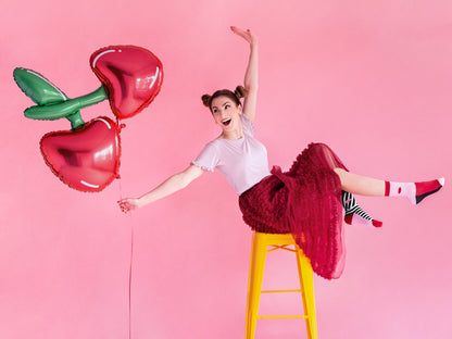 Globo metalizado - cerezas