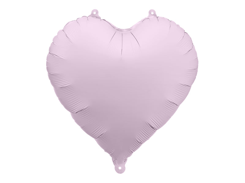 Globo metalizado - corazón pequeño lila
