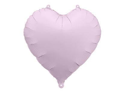 Globo metalizado - corazón pequeño lila