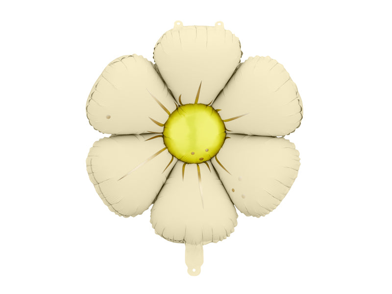 Set globos metalizados - margarita beige 4 unidades