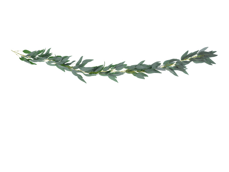 Guirnalda de hojas de eucaliptus largas