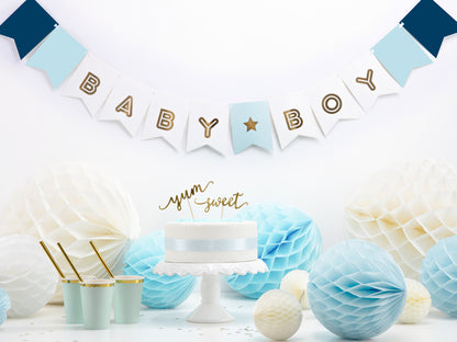 Guirnalda - baby boy celeste
