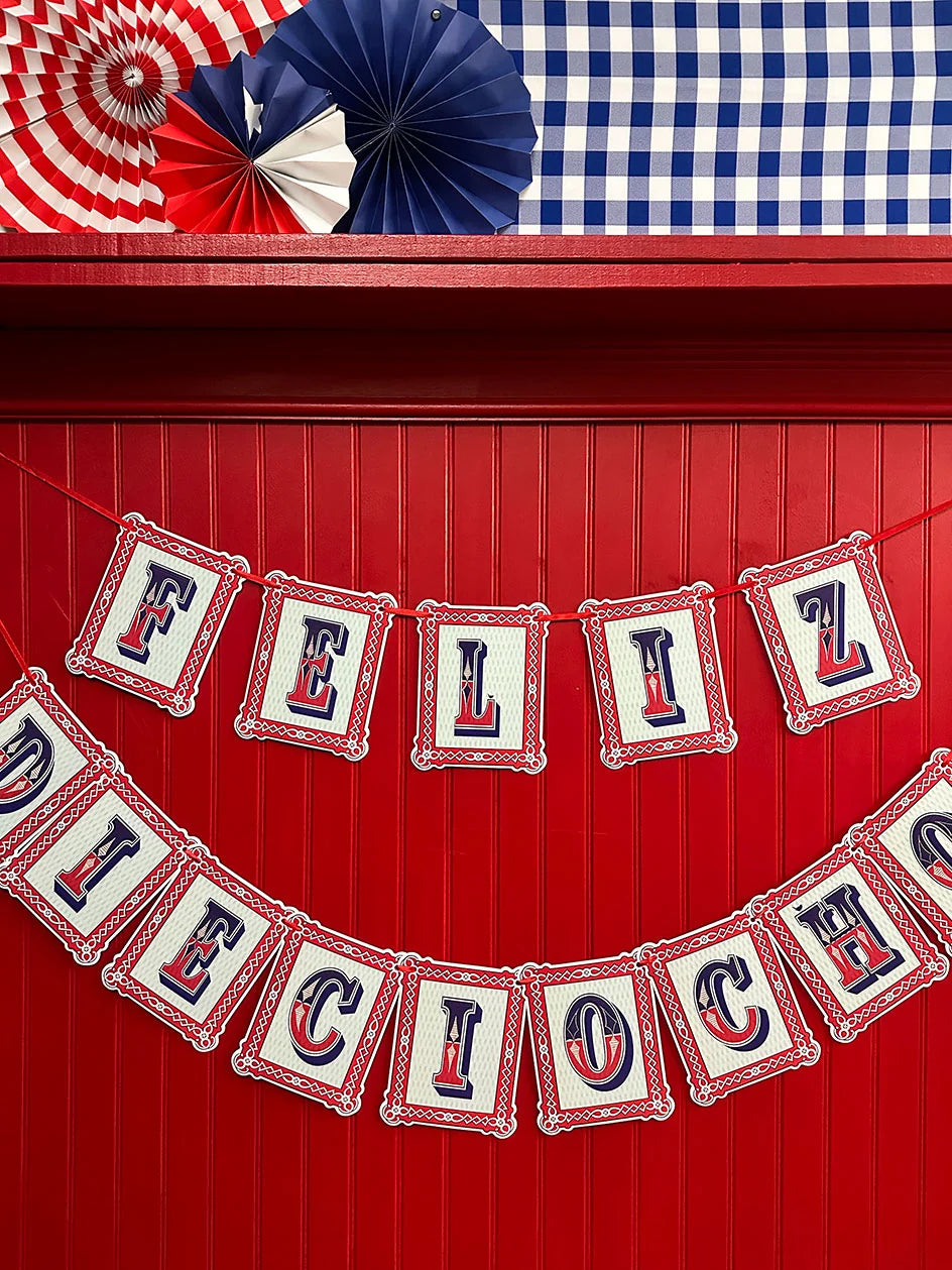 Guirnalda - Tipográfica "Feliz Dieciocho"