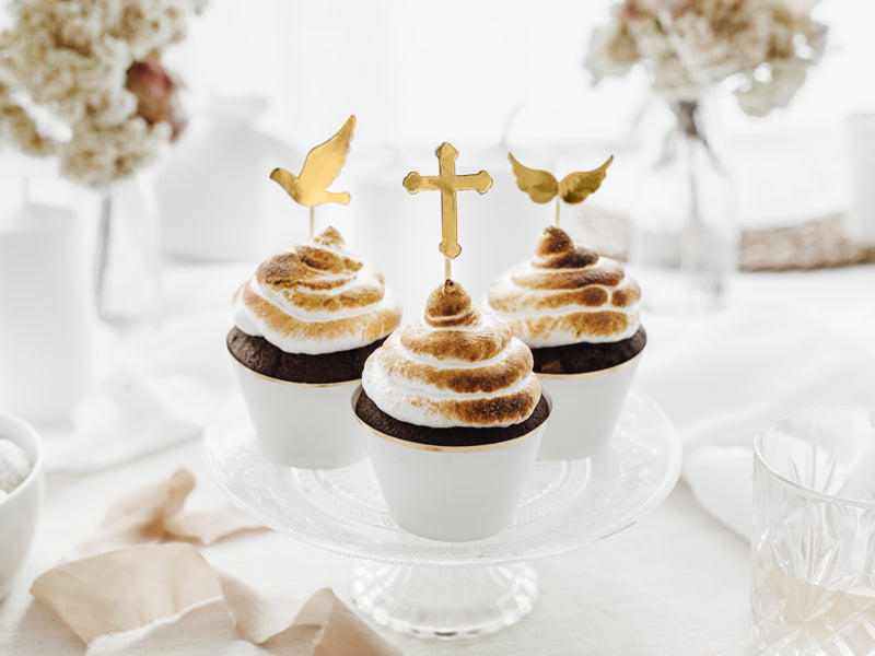 Toppers para cupcake primera comunion (6u)