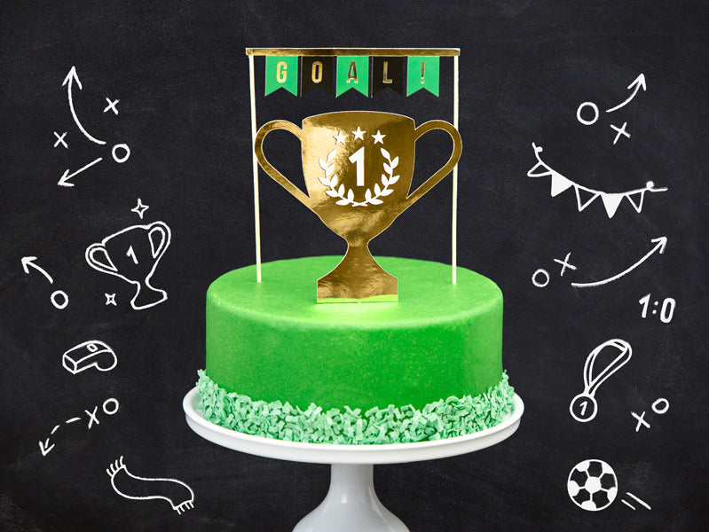 Toppers para tortas - fútbol