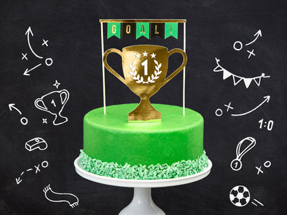 Toppers para tortas - fútbol