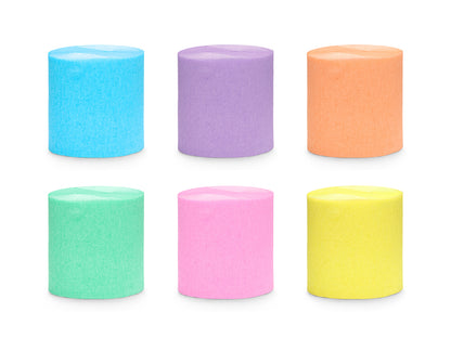 Rollos papel crepé - arcoiris
