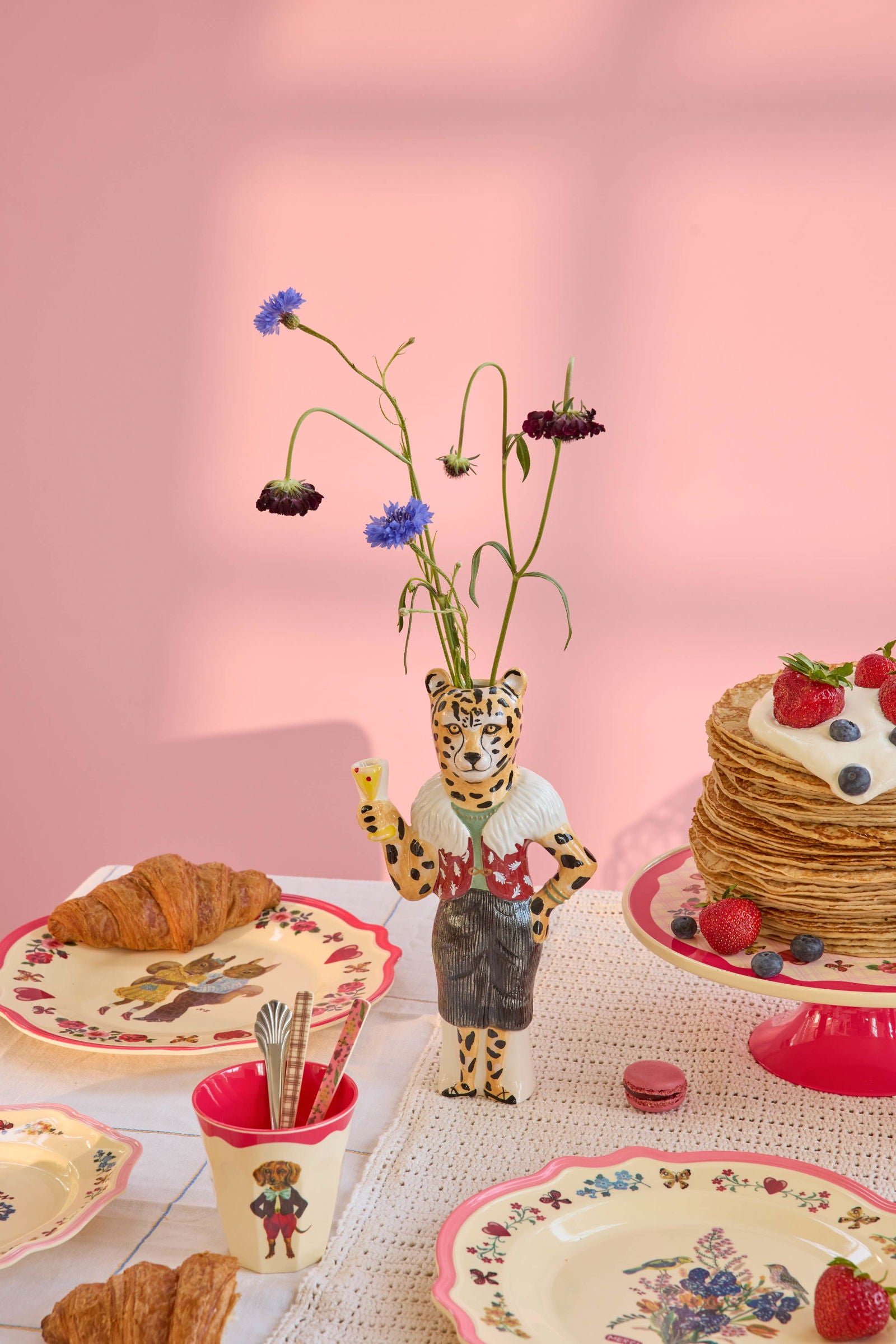 Florero de cerámica leopardo - Nathalie Lété