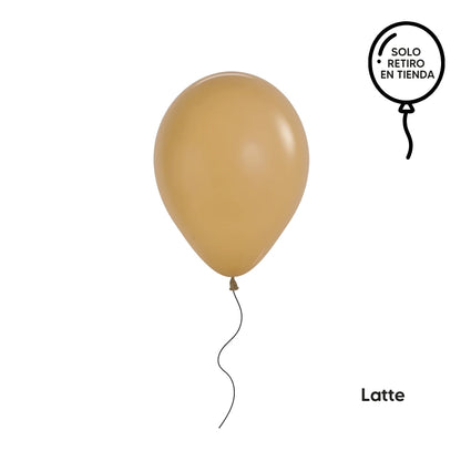 Globo 30cm inflado con helio - amarillos y tierras (elige un color)
