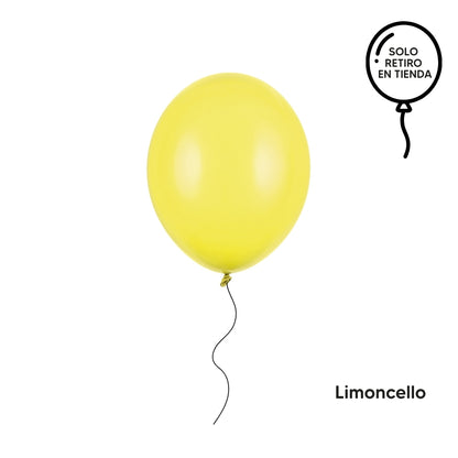 Globo 30cm inflado con helio - amarillos y tierras (elige un color)