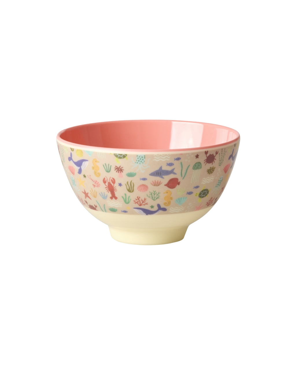 Bowl de melamina pequeño - oceano coral