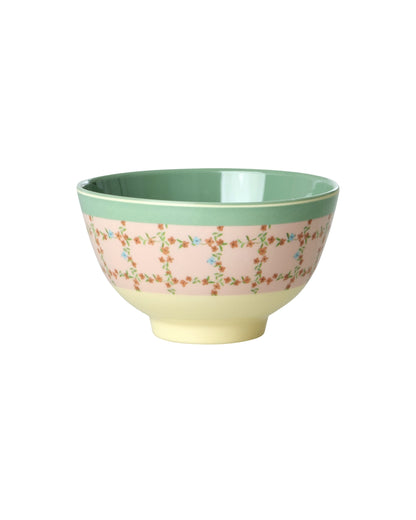 Bowl de melamina pequeño - stencil cuadros