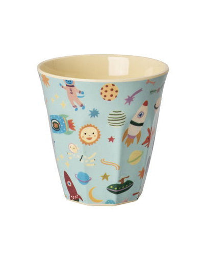 Vaso de melamina - perritos en el espacio