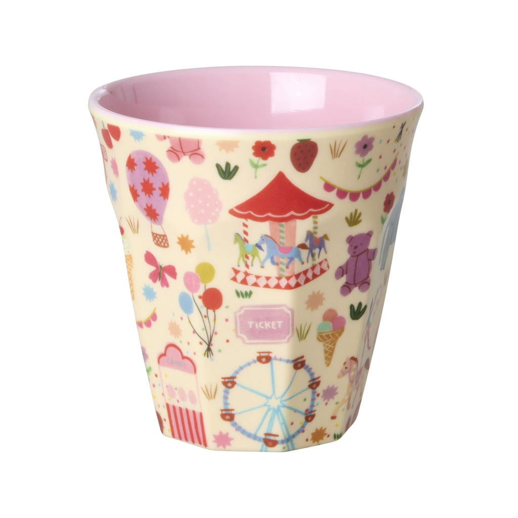 Vaso de melamina -  circo rosado