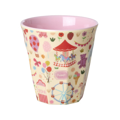 Vaso de melamina -  circo rosado