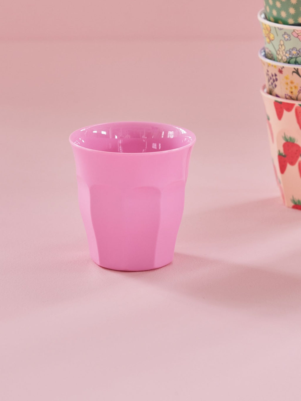 Vaso de melamina liso - rosado