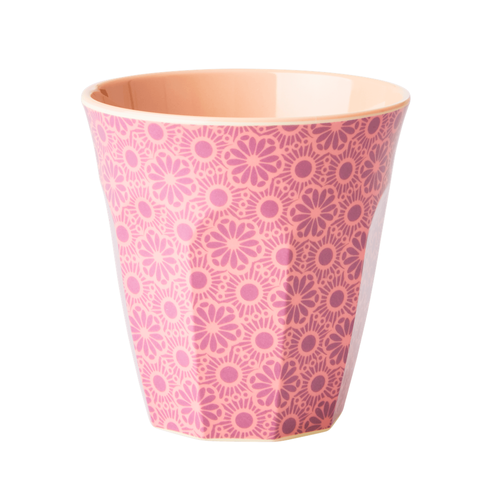 Vaso de melamina - marruecos con interior crema