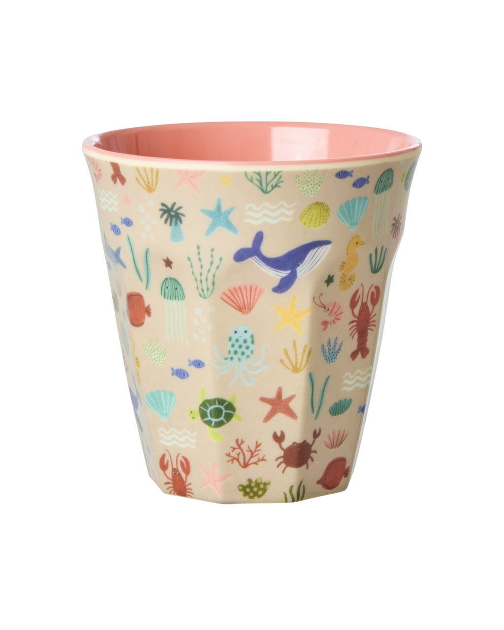 Vaso de melamina - oceano coral