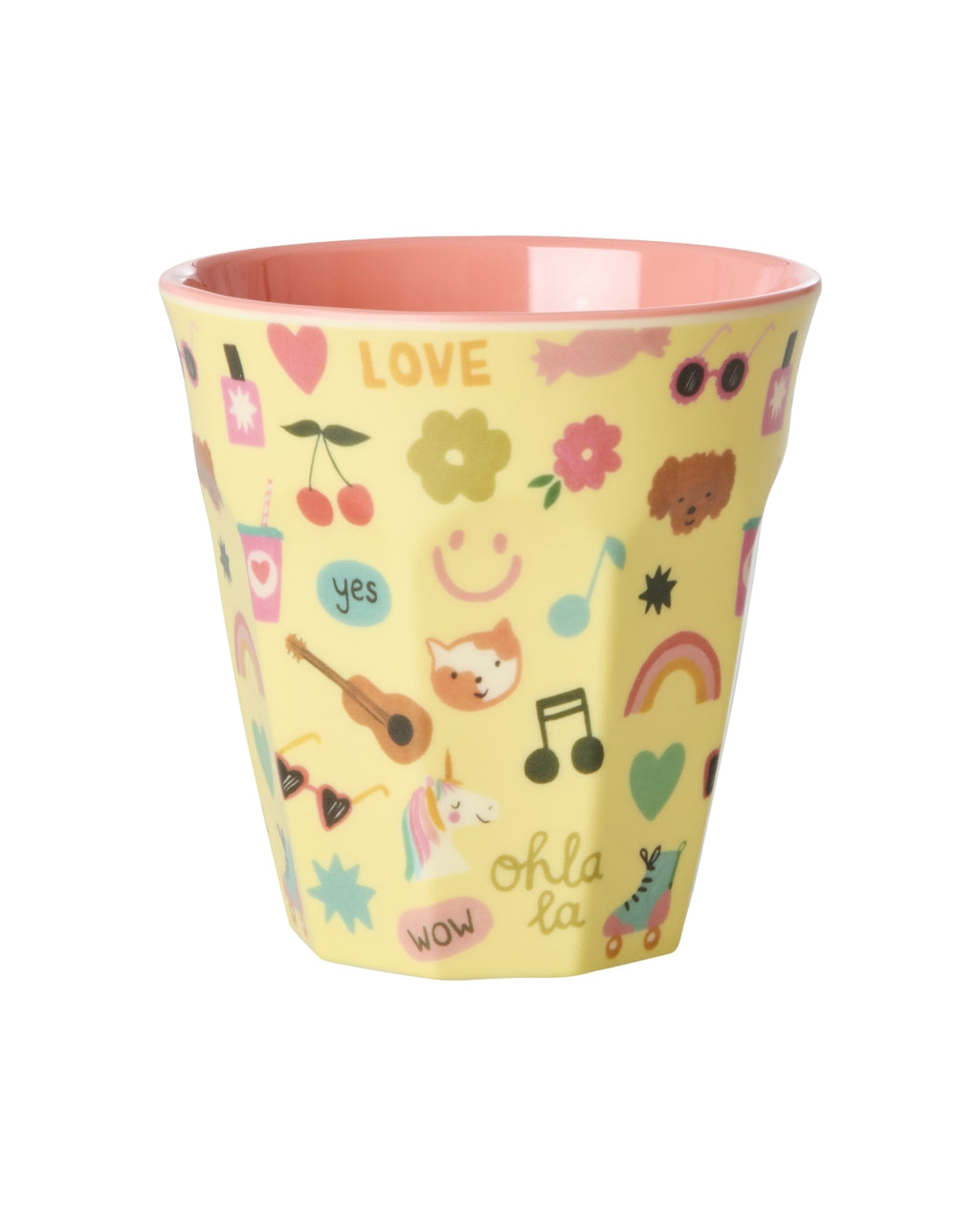 Vaso de melamina - unicornios