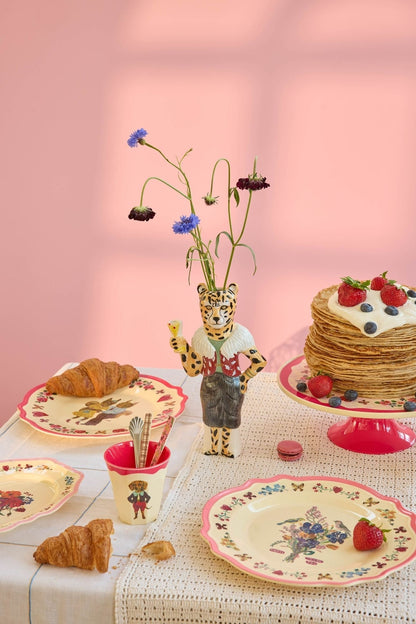 Plato fondo melamina vintage -  Nathalie Lété II flores