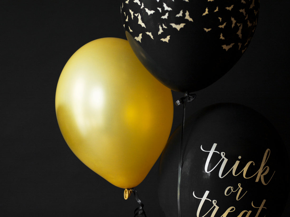 Pack 4 globos 30 cm - Dorado