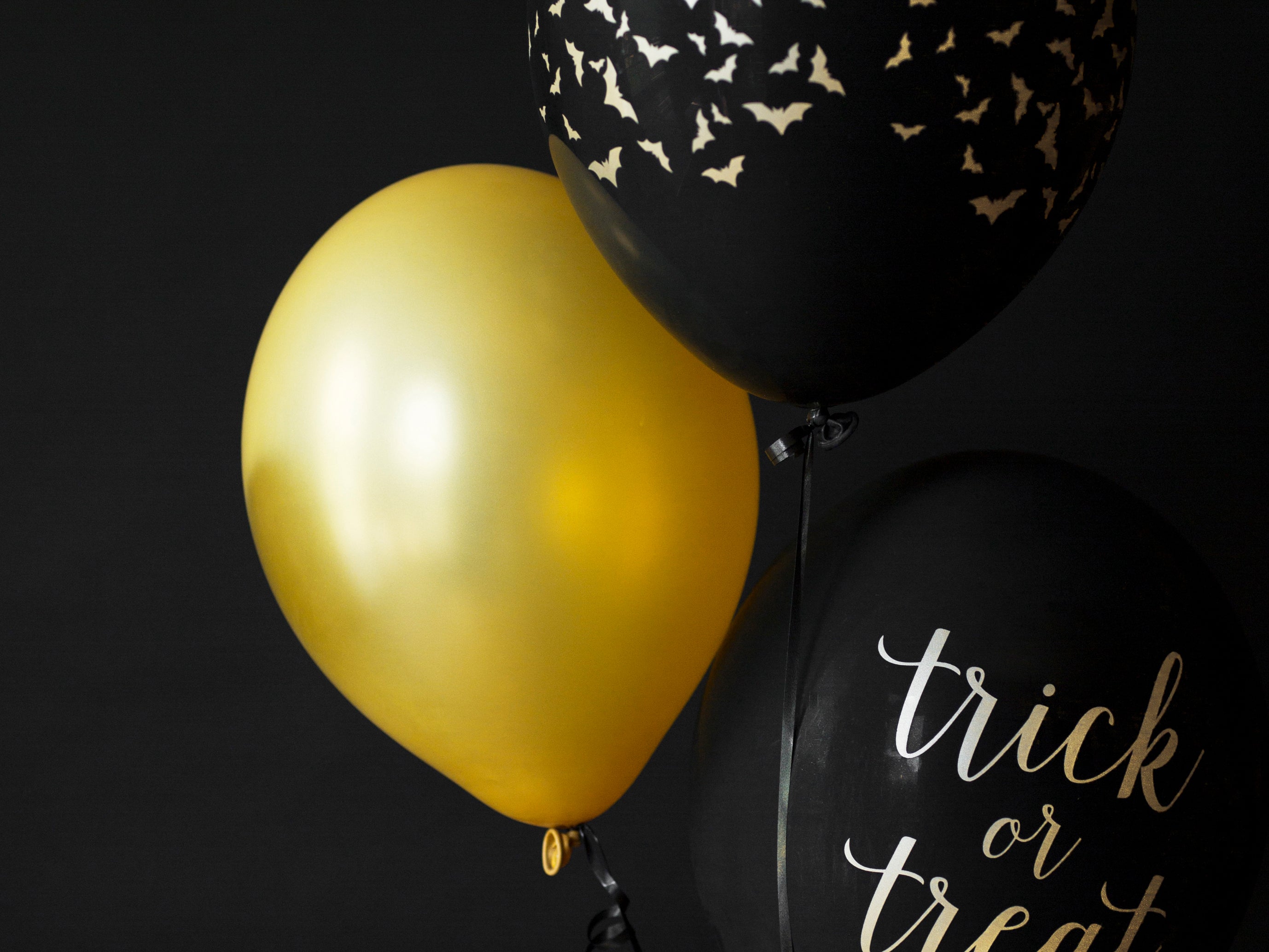 Pack 4 globos 30 cm - Dorado