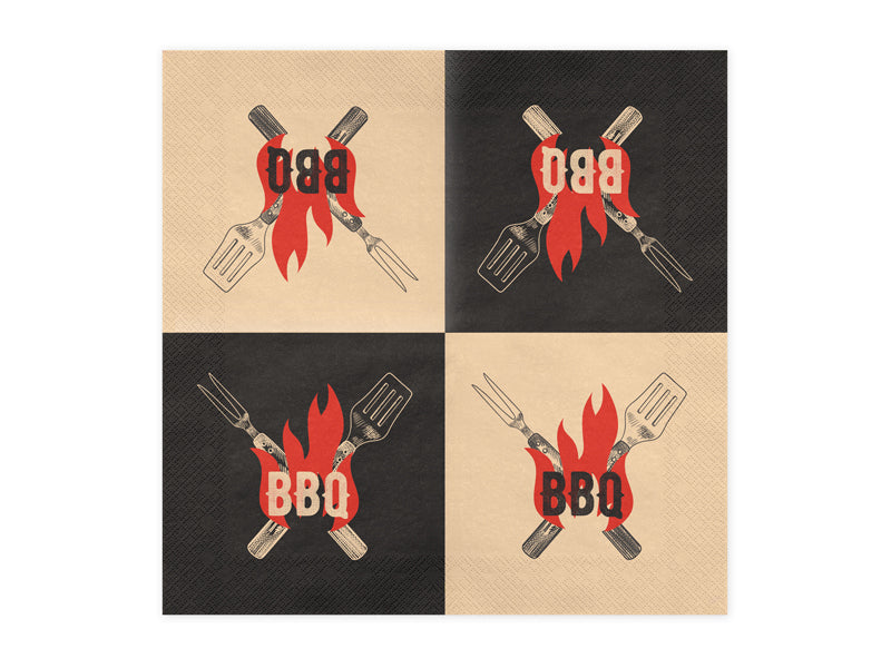 Servilletas BBQ - grandes