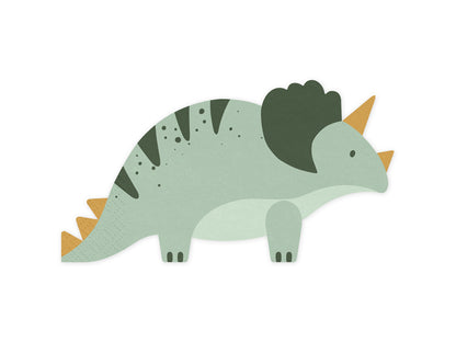 Servilletas con forma de triceratops