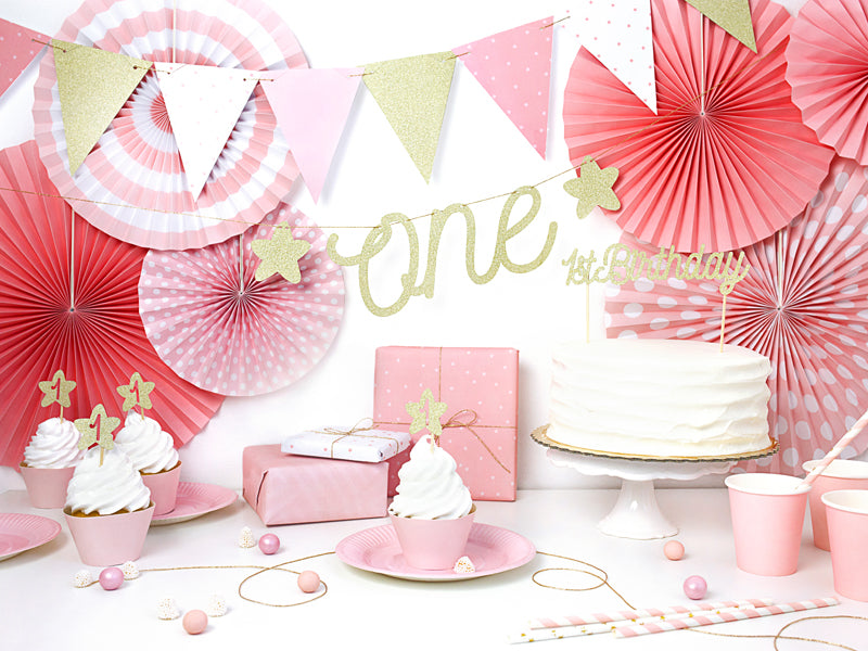 Bombillas de papel - rosadas 10 unidades