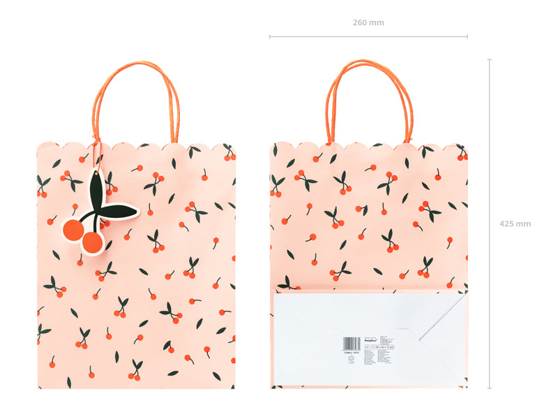 Bolsa de regalo - cerezas M