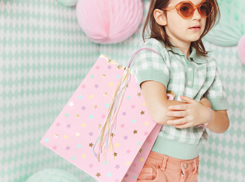 Bolsa de regalo L - estrellas