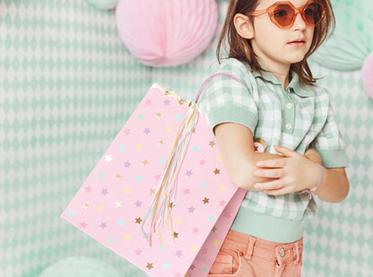 Bolsa de regalo L - estrellas