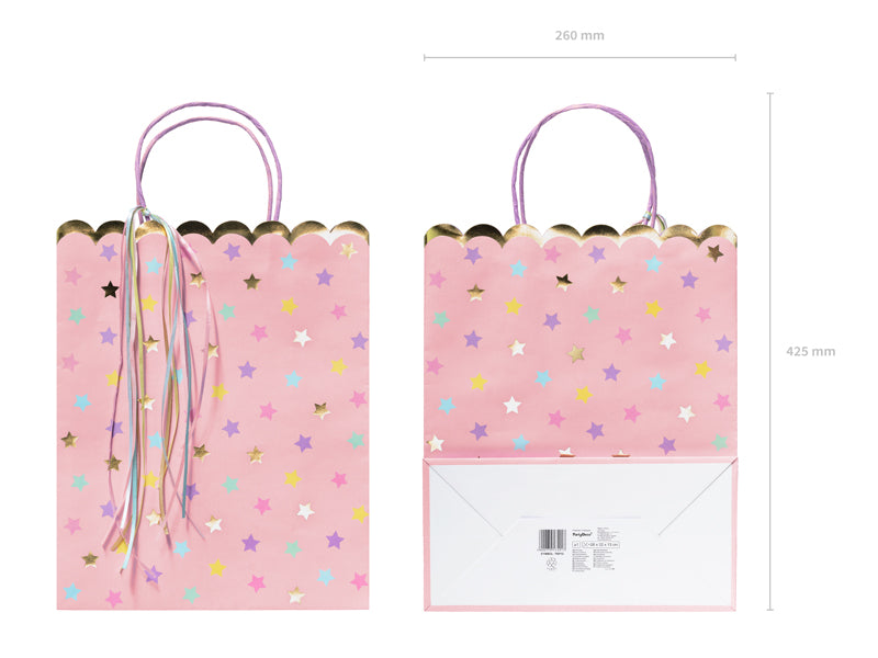 Bolsa de regalo L - estrellas