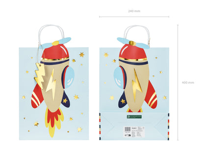 Bolsa de regalo M - aviones