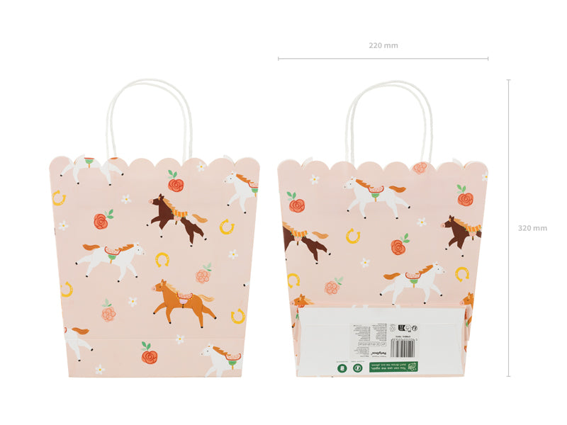 Bolsa de regalo M - caballos