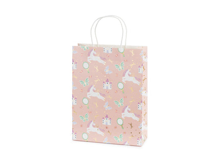 Bolsa de regalo M - unicornios