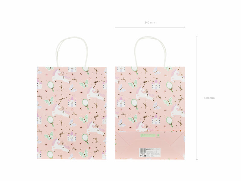 Bolsa de regalo M - unicornios