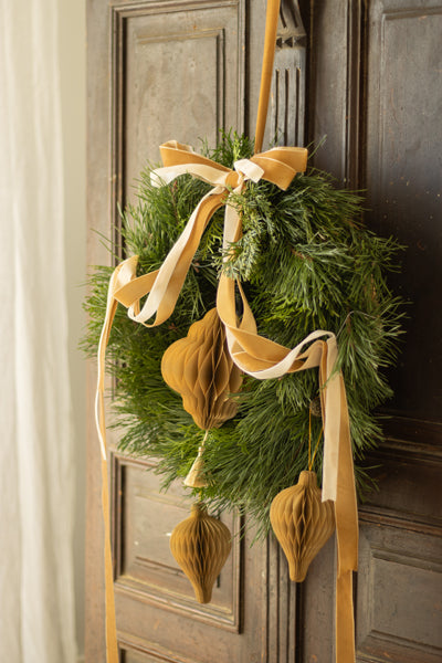 Cinta de terciopelo 25mm x 10m - dorado