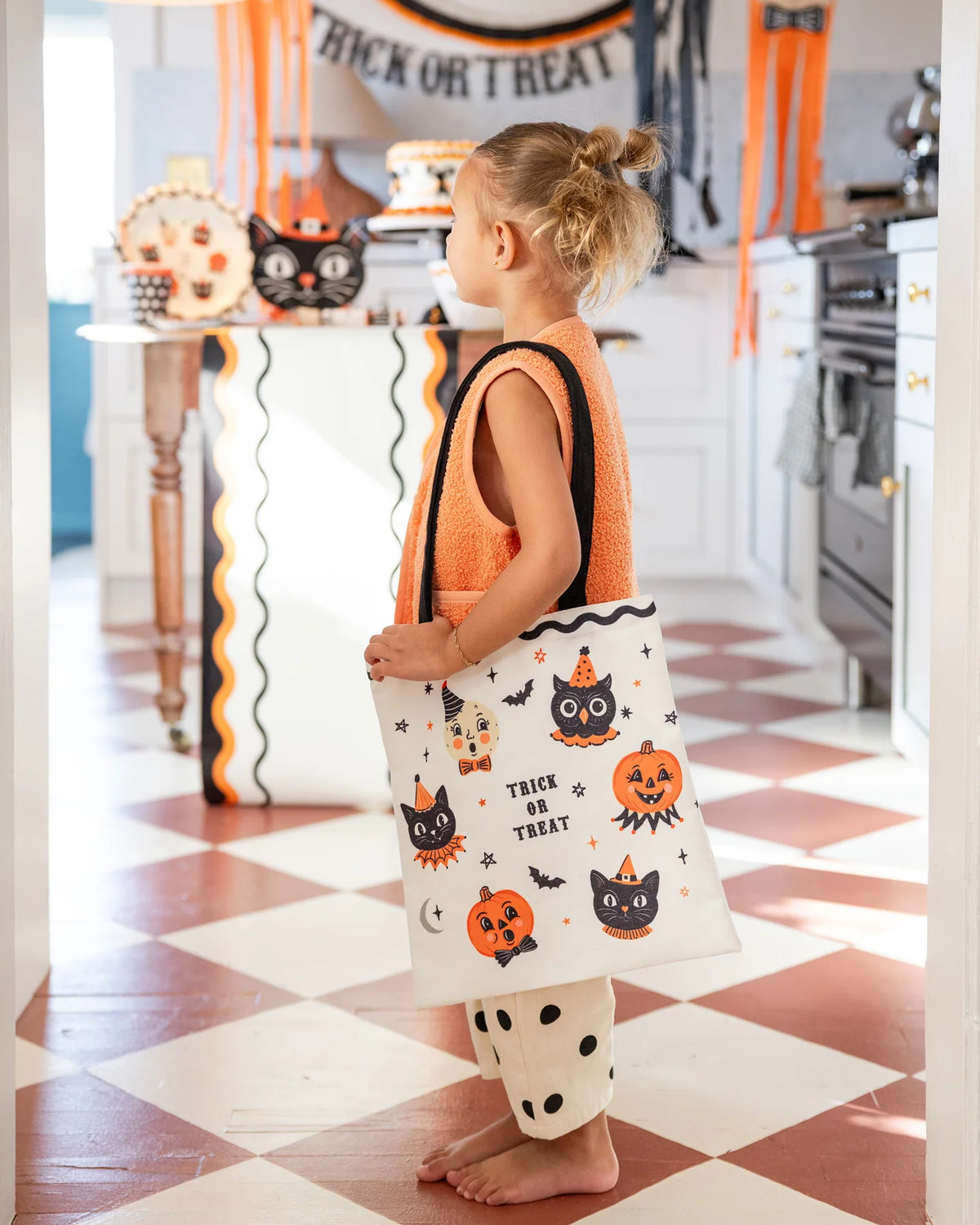Tote bag de lona - Halloween vintage