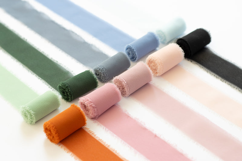 Cinta de chiffon 40mm x 10m - verde menta