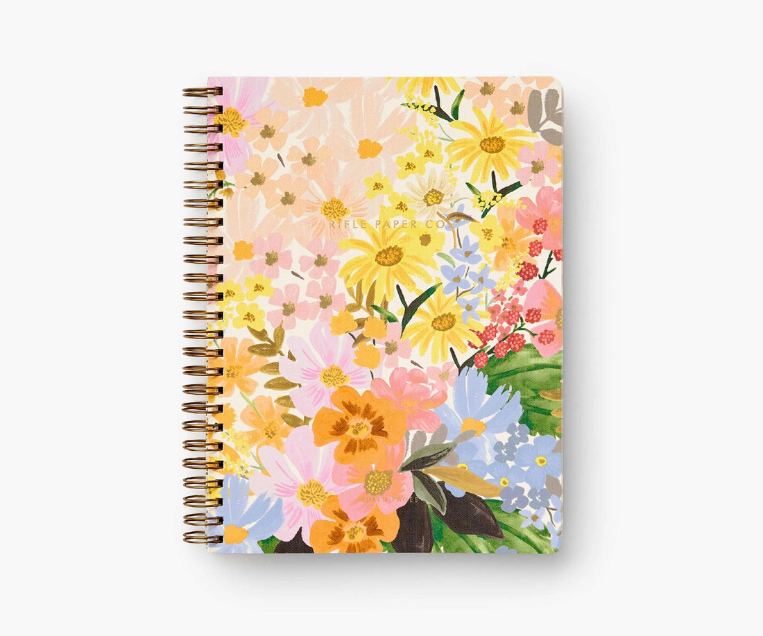 Cuaderno espiral - diseño Margaritas